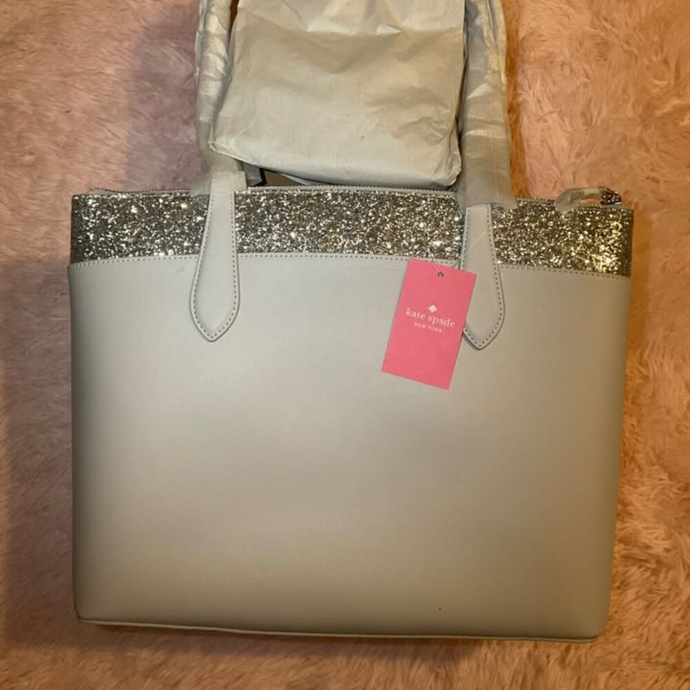 Kate Spade New York Fresh Glitter Tote Bag